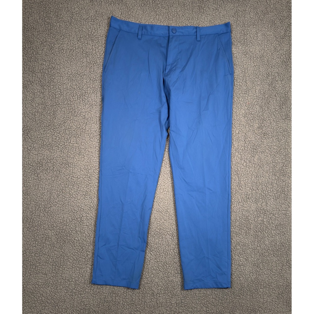Rhone Pants Mens 36 Blue Commuter Performance Stretch Dress Golf Office Career
